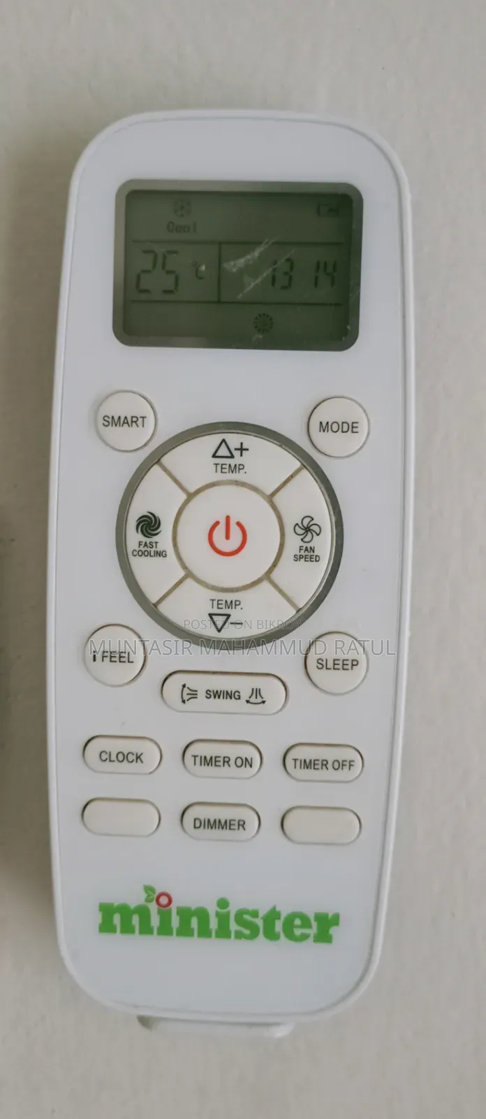 Minister 1.5 Ton Non-Inverter Split AC - 1 Year Old - Very Low Used