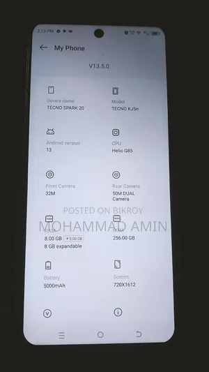 Tecno Spark 20 256 GB