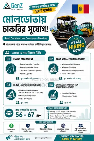 Road Construction Job Opportunities in Moldova