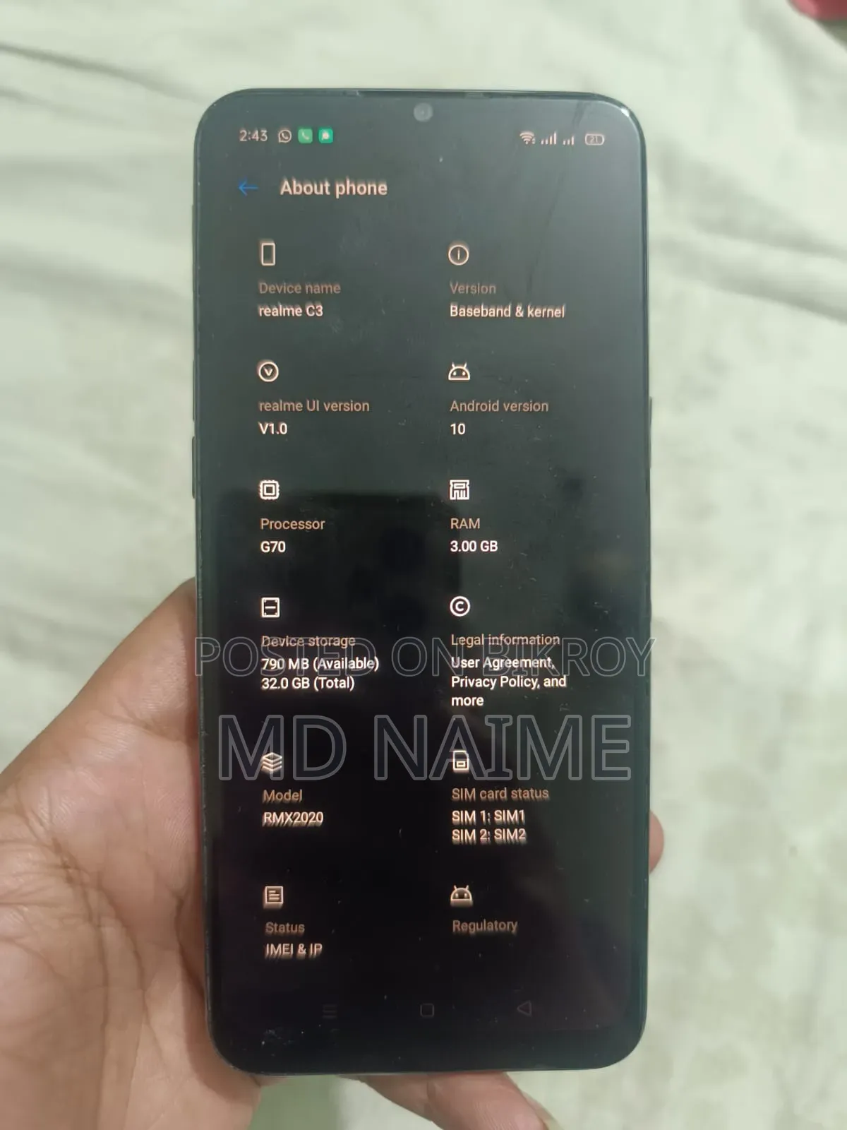রিয়েলমি সি৩ ৩২ জিবি কালো