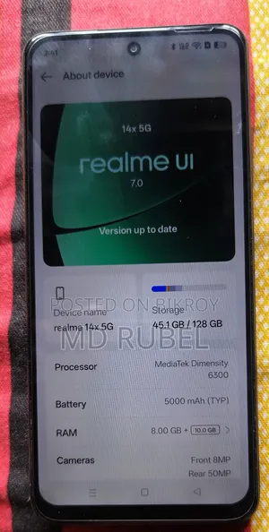 Realme 14x 256 GB Black