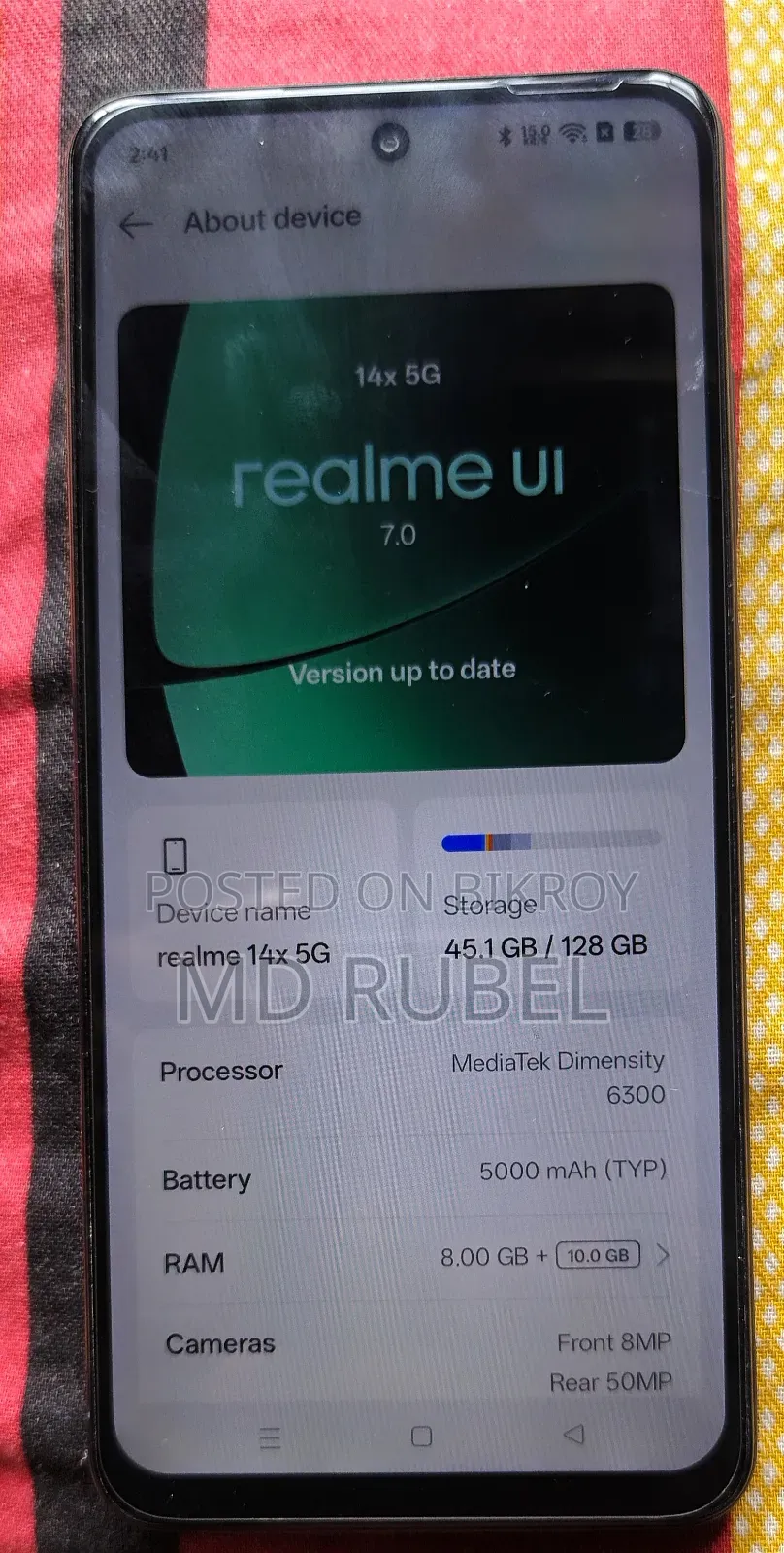 Realme 14x 256 GB Black