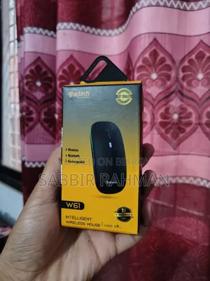 ★অ্যাপটেক ডব্লিউ৬১ ওয়্যারলেস মাউস ★রিচার্জেবল ★১৬০০ ডিপিআই