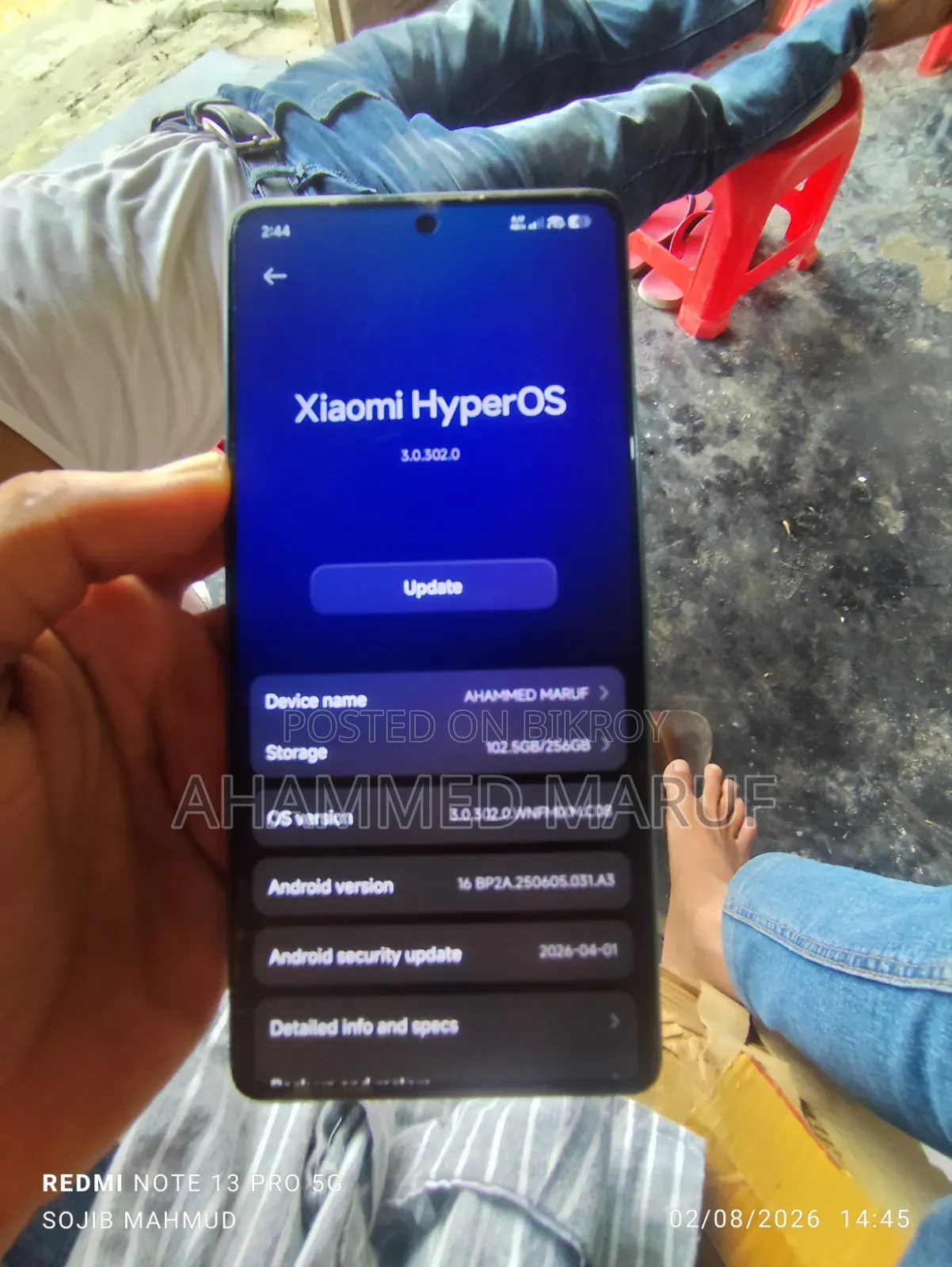 Xiaomi Redmi Note 13 Pro 256 GB Gray