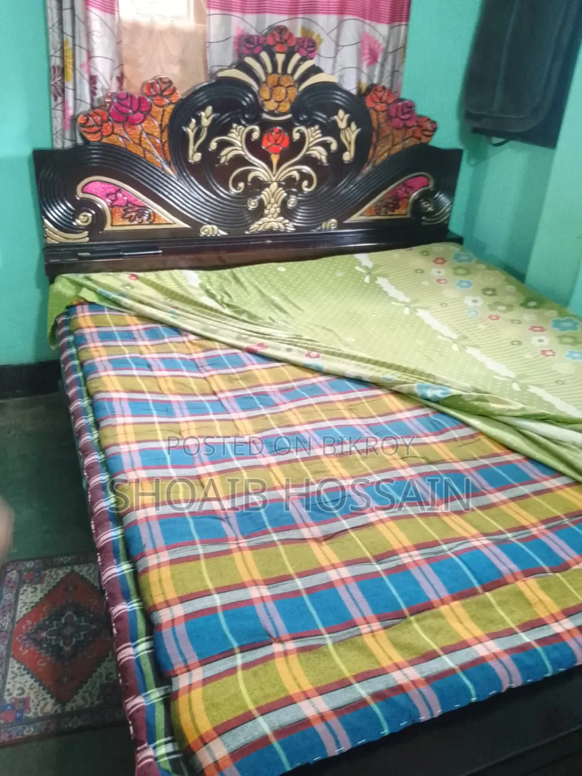 ৬/৭ ফিট বেড জাজিম ও তোষক সহ