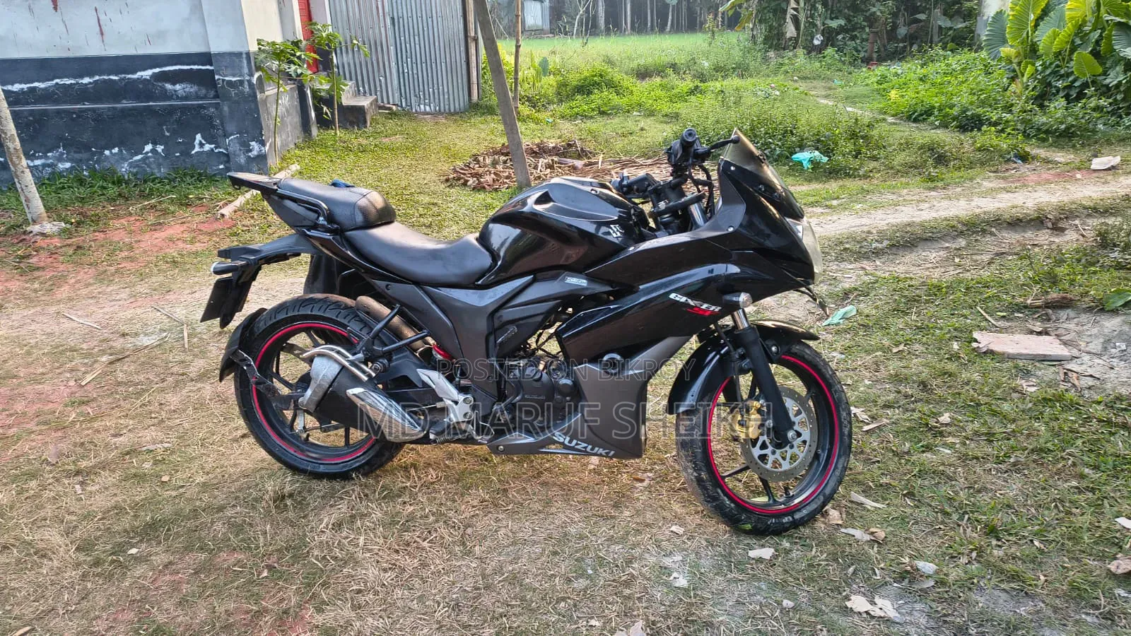 Suzuki Gixxer 2017 Black