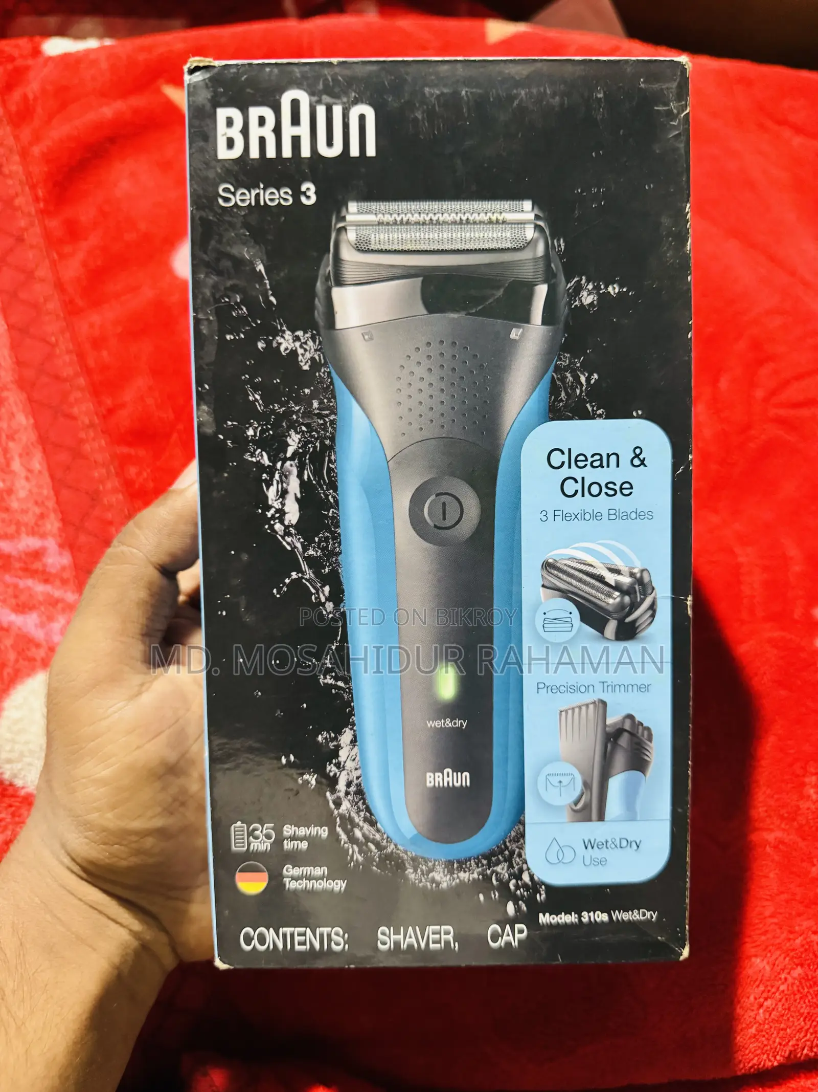 Braun Series 3 310s Wet Dry Electric Shaver (Original) - Germany