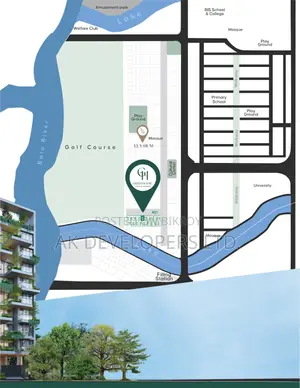 4 Bedroom Apartment in Green House, Jalshiri Abason for Sale
