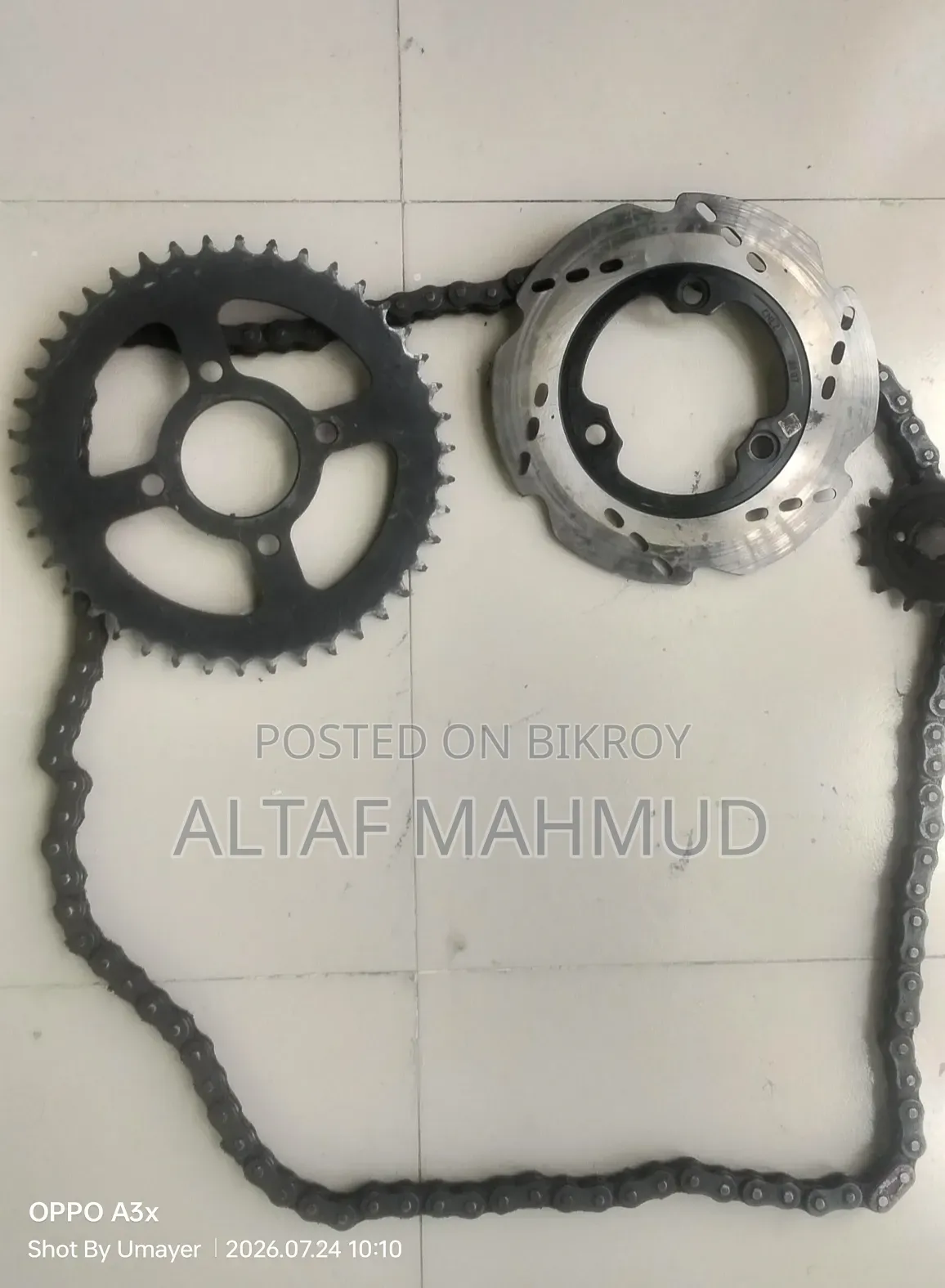 Pulsar Double Disc Chain Sprocket