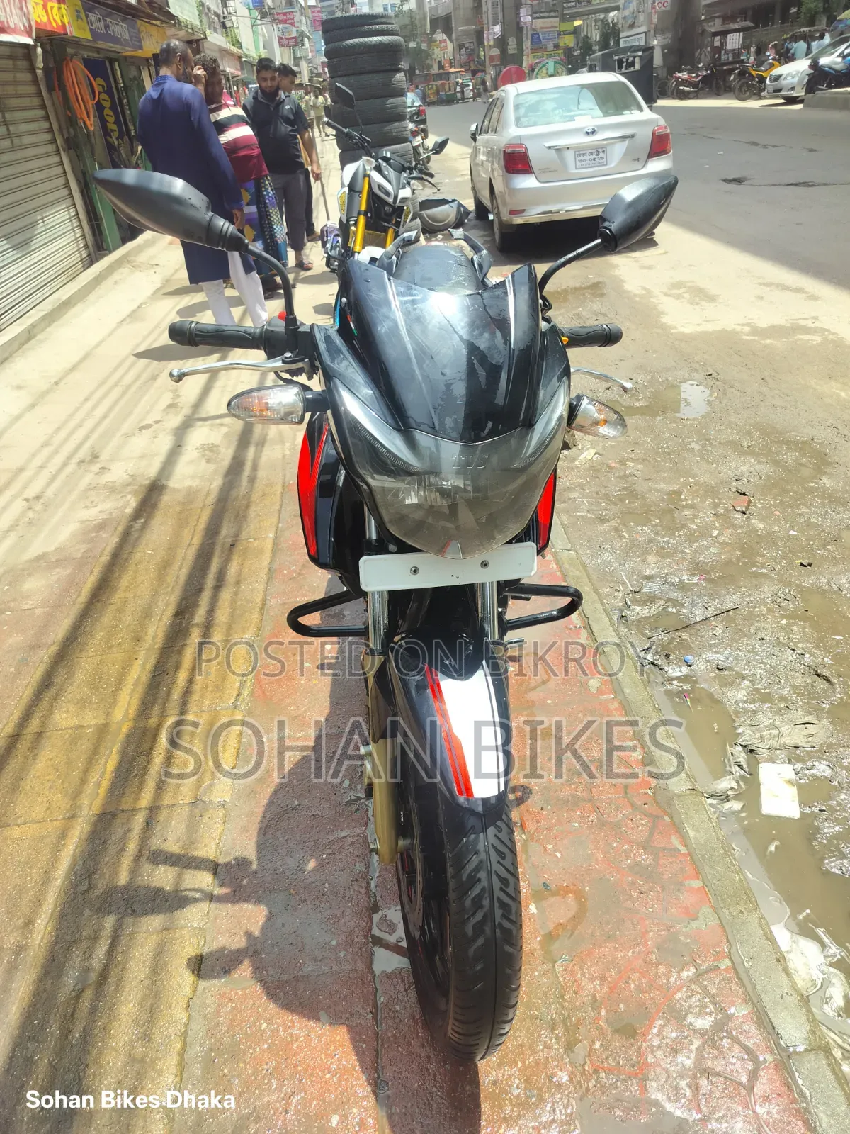 TVS Apache RTR 160 2v Refresh X-Connect 2022 Black