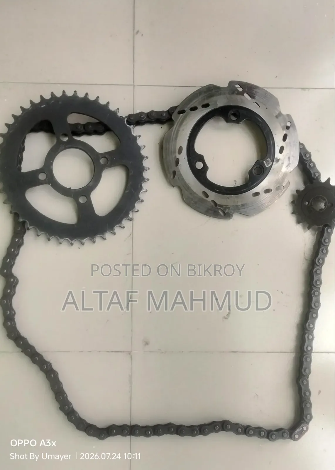 Pulsar Double Disc Chain Sprocket
