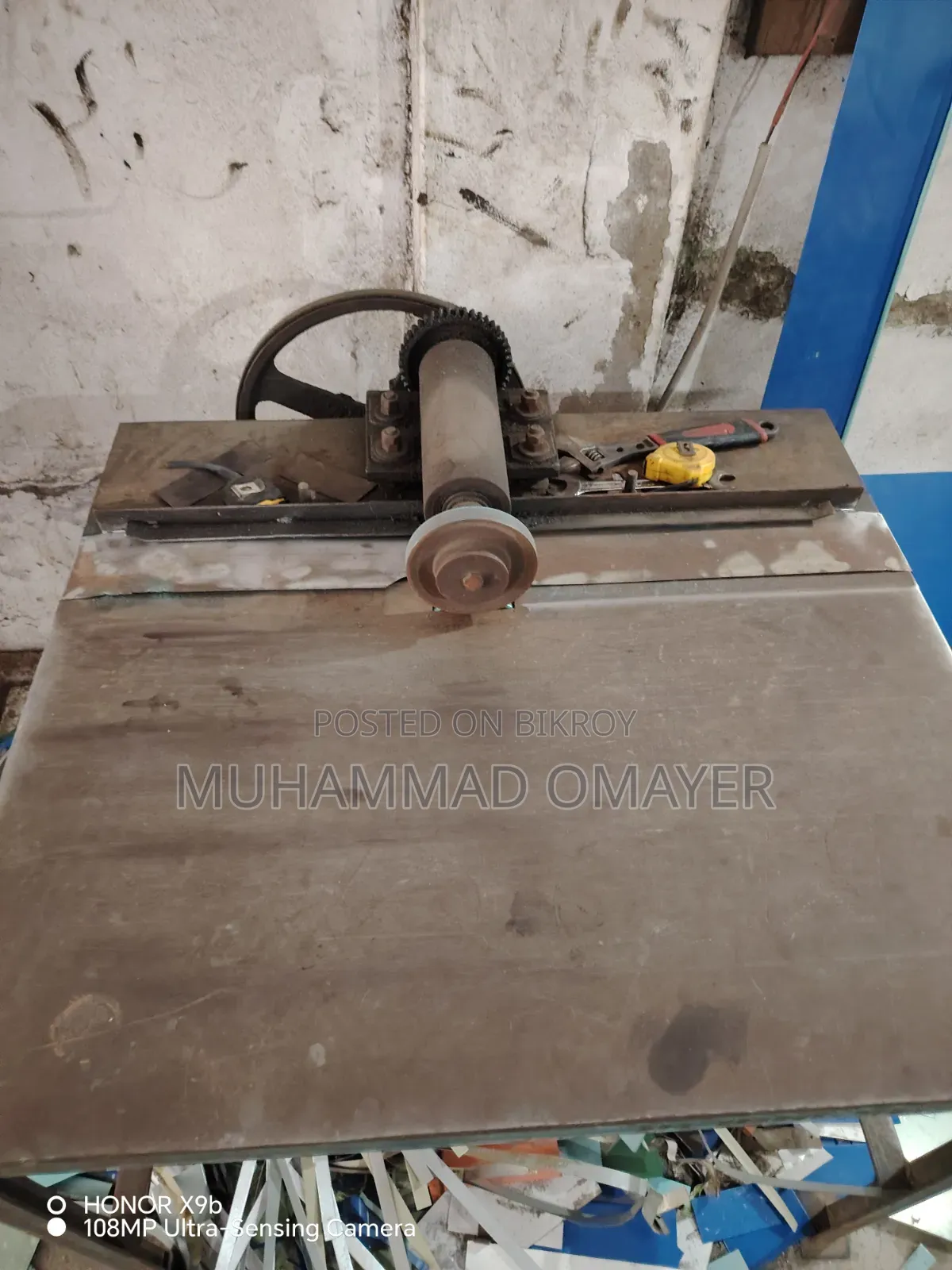 3 inch Bangla and 4 inch box shutter machine with cutting machine will be sold