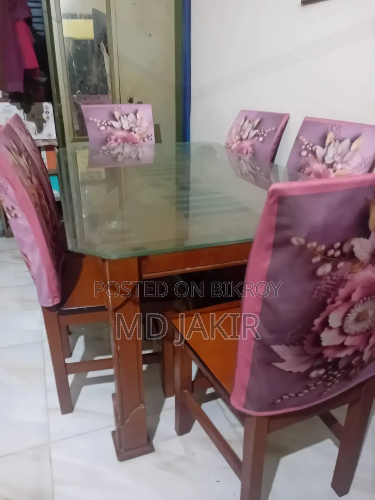 Six Chairs Dining Table