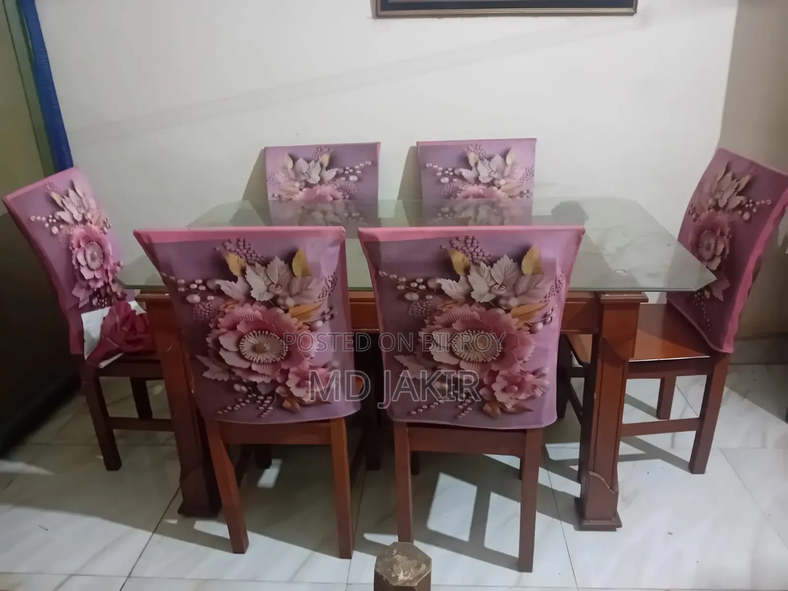 Six Chairs Dining Table