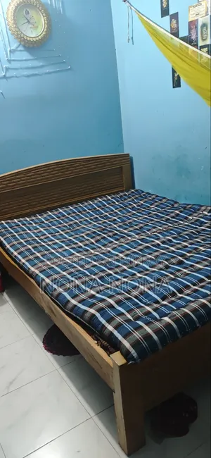 কাঠের খাট 5 ফিট×৭ফিট