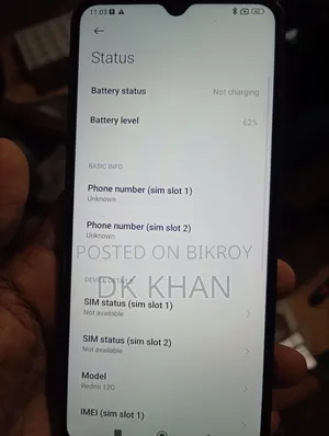 Xiaomi Redmi 12C 128 GB Blue