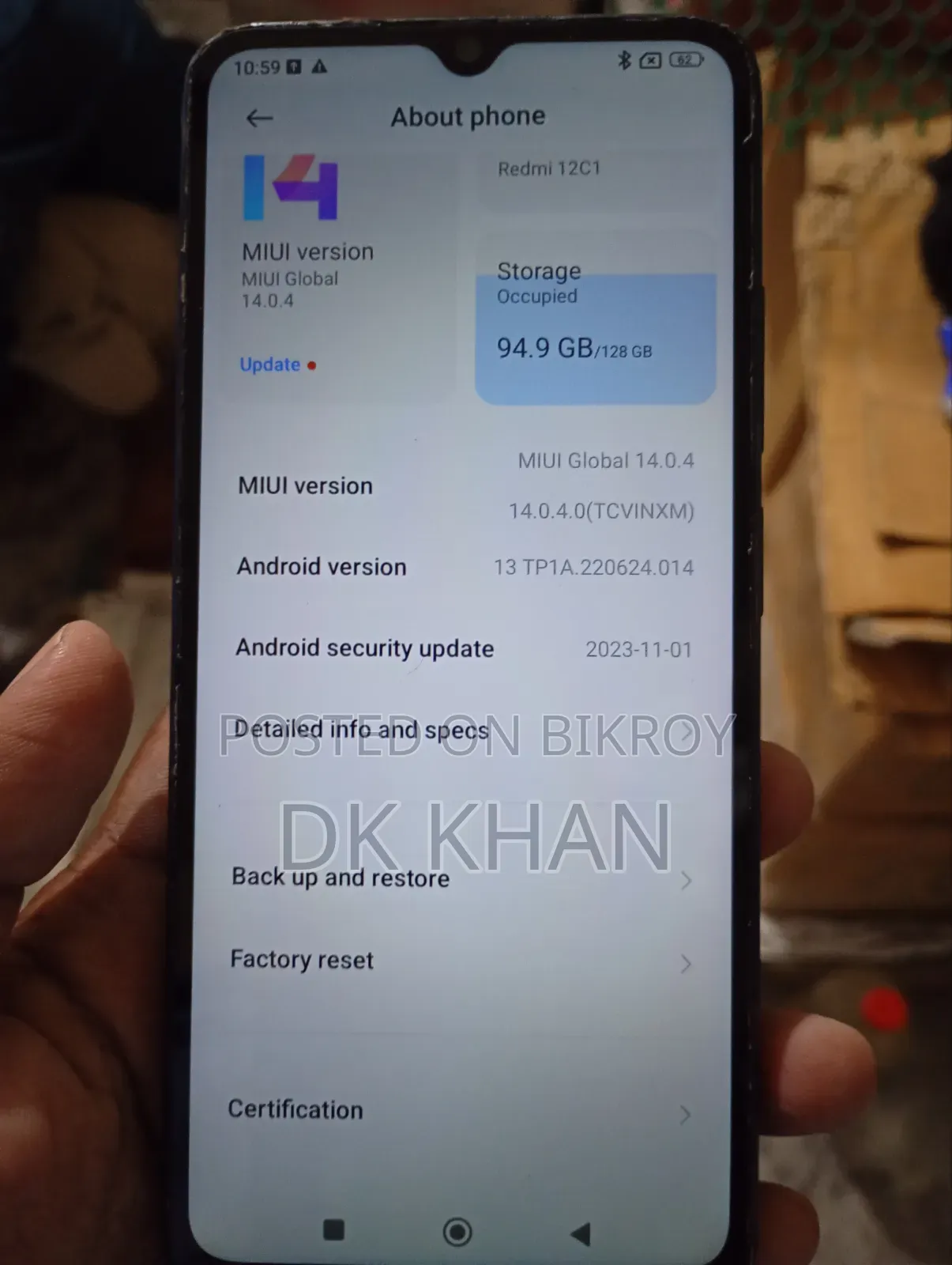 Xiaomi Redmi 12C 128 GB Blue