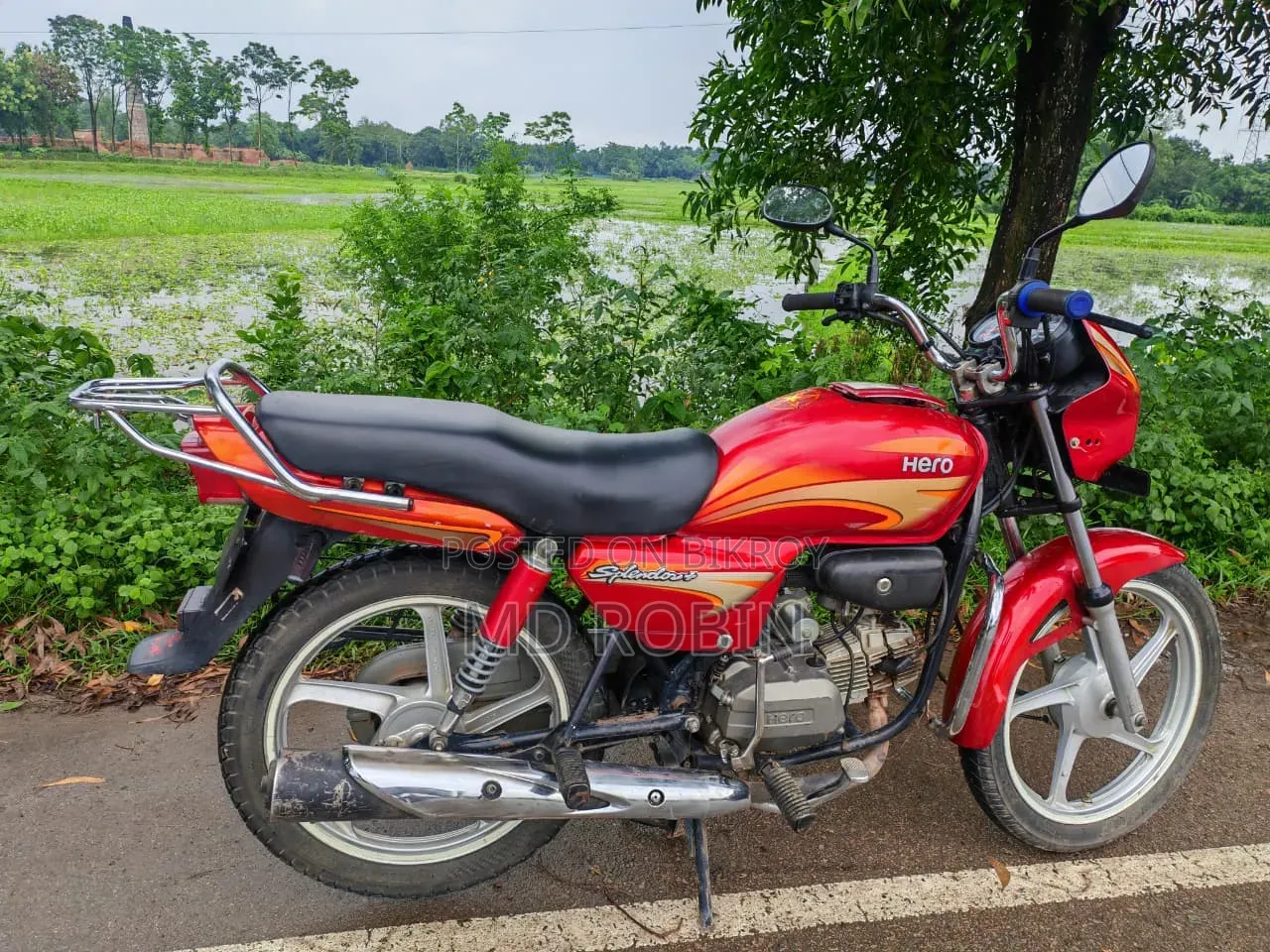Hero Splendor Plus 2018 Red