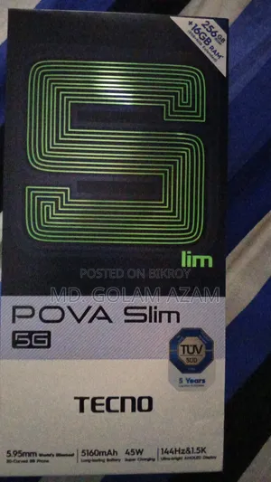 Tecno Pova Slim 5G 256 GB White