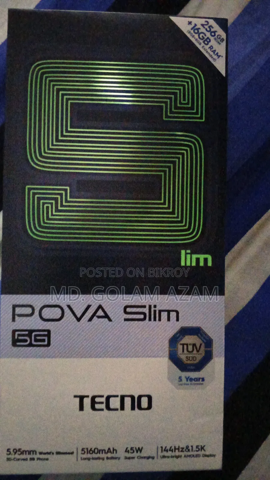 Tecno Pova Slim 5G 256 GB White