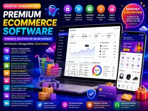Monthly Subscription Premium Ecommerce Software