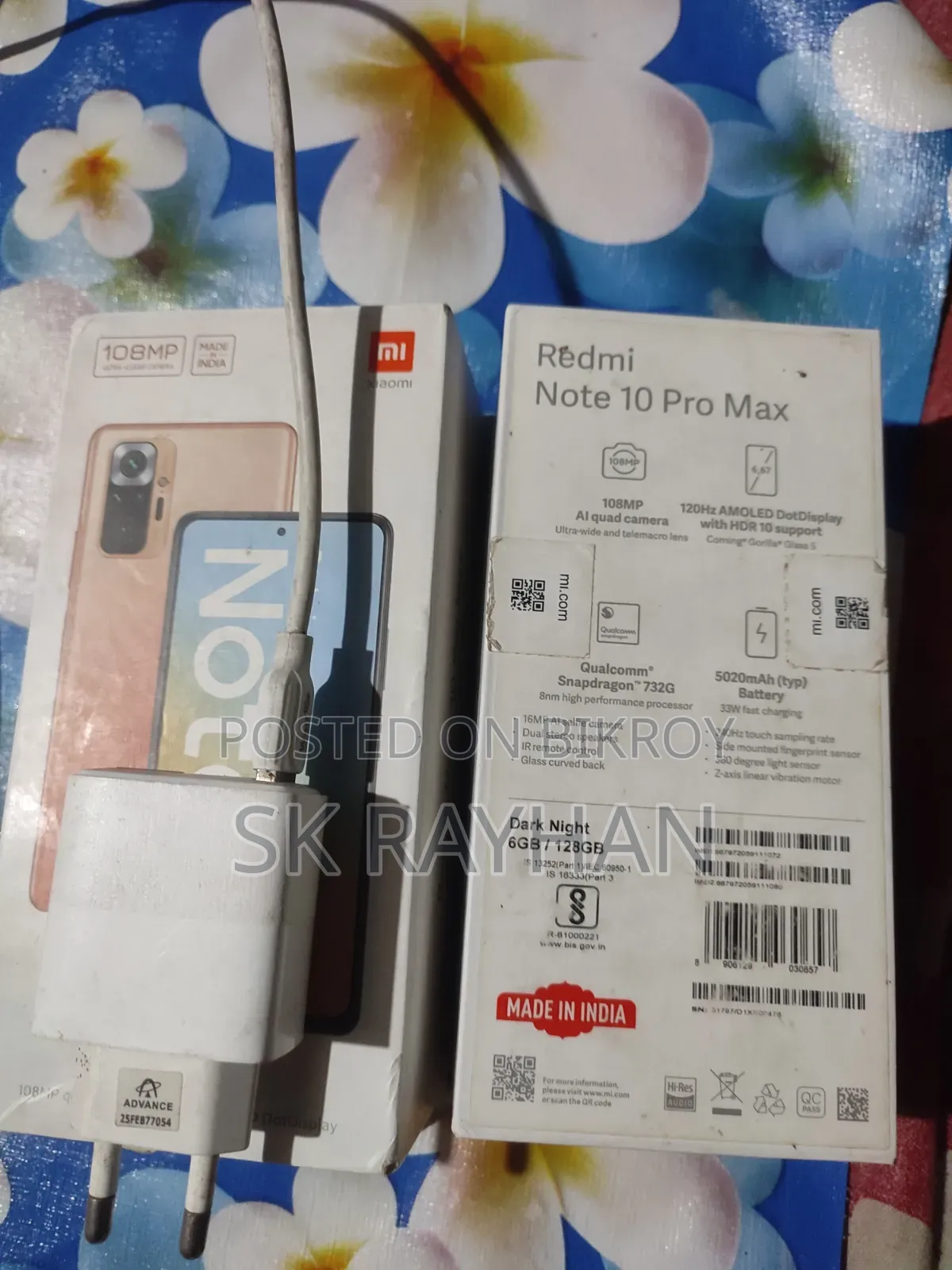 Xiaomi Redmi Note 10 Pro Max 128 GB Black