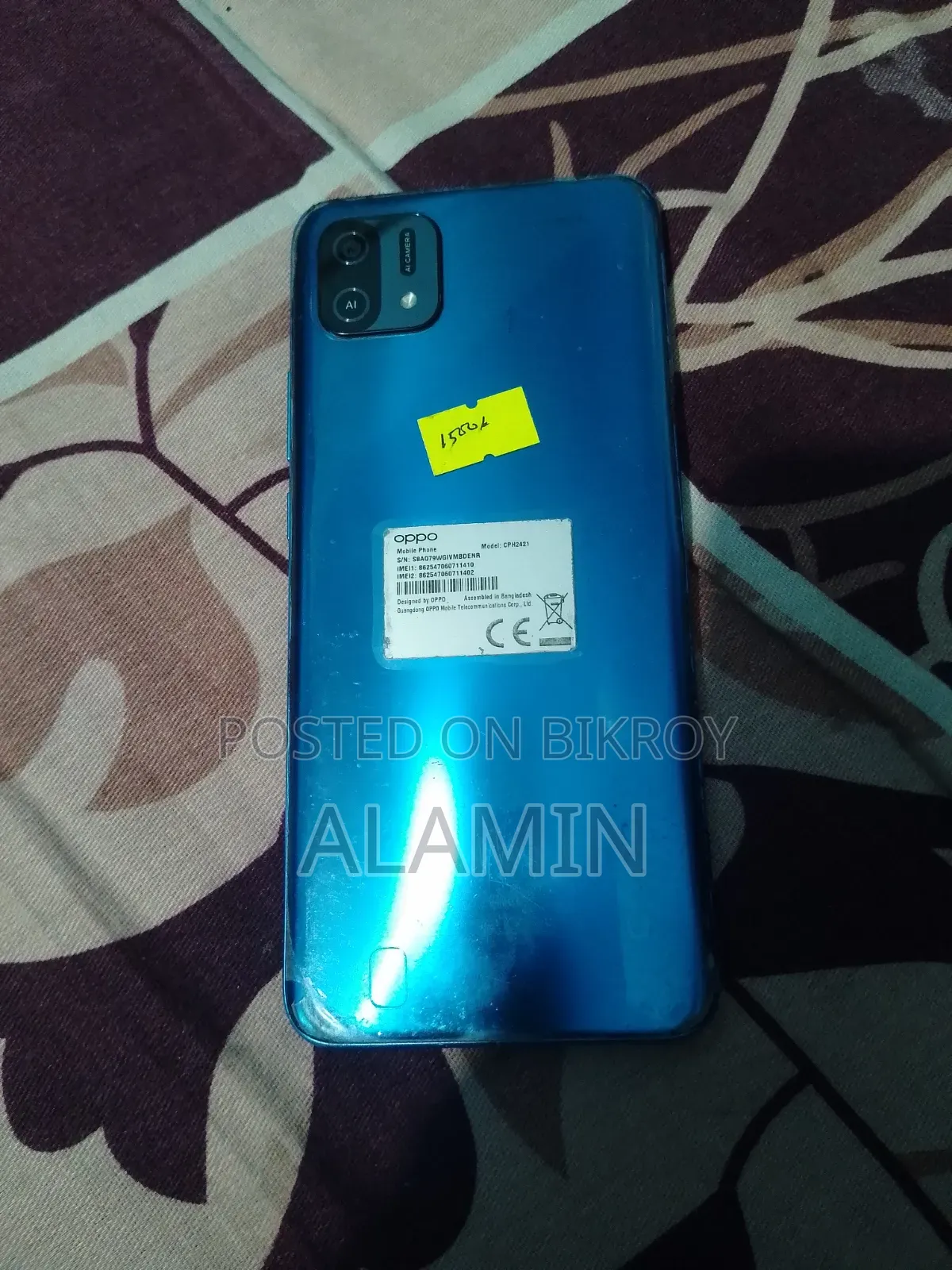 Oppo A16 64 GB Blue