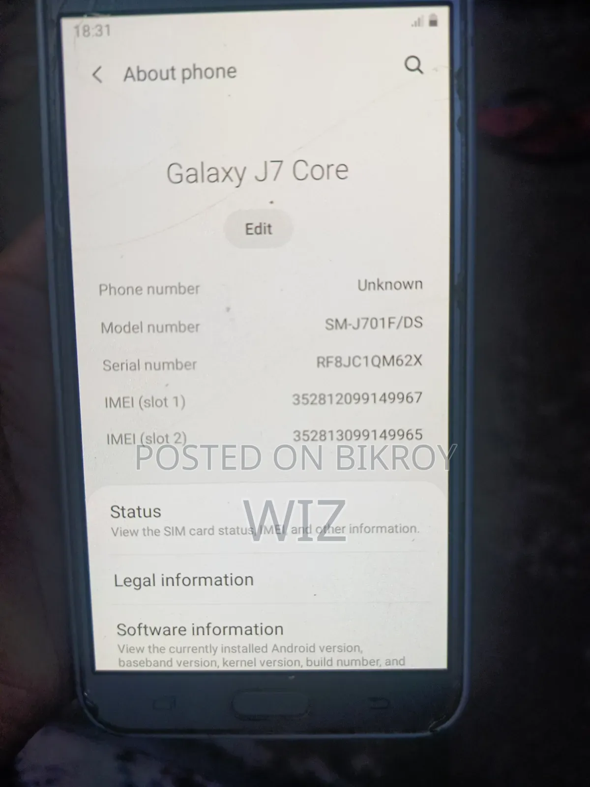 Samsung Galaxy J7 Core 16 GB