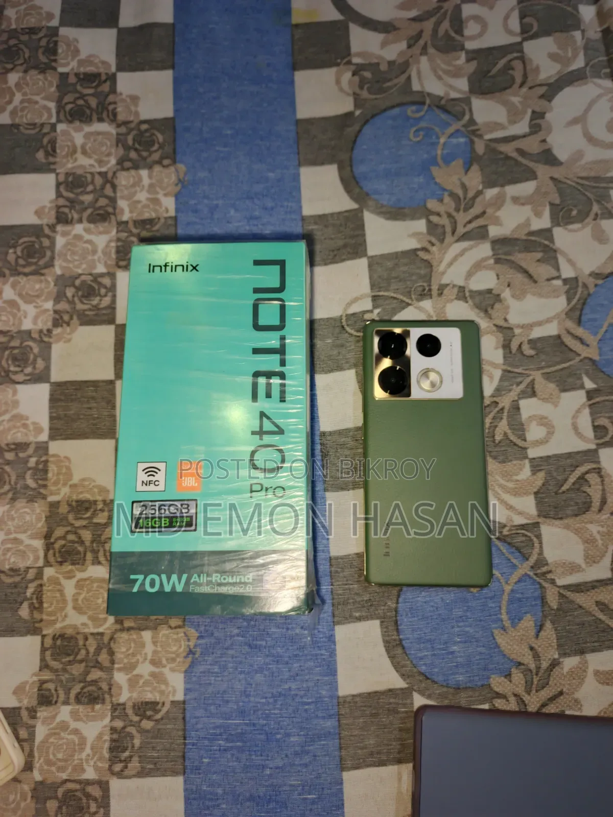 ইনফিনিক্স নোট ৪০ প্রো ২৫৬ জিবি গ্রিন