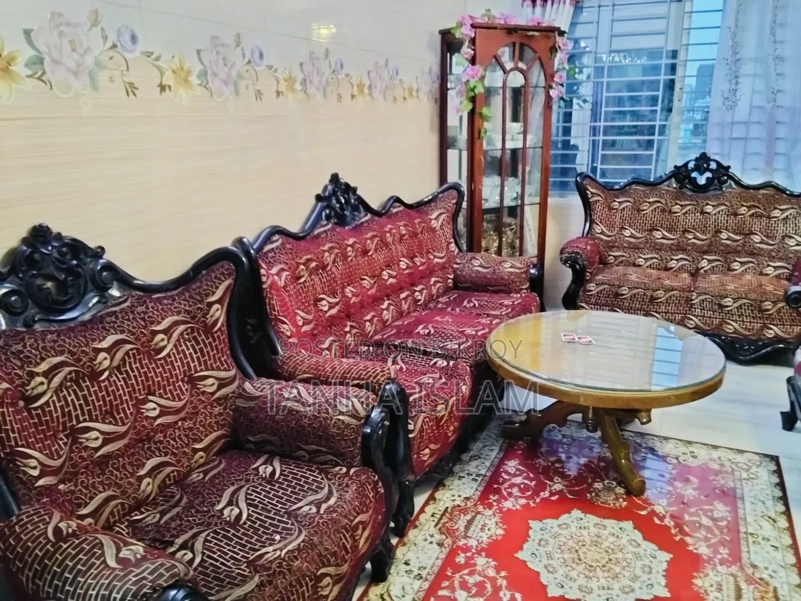 সেগুন কাঠের সোফা
