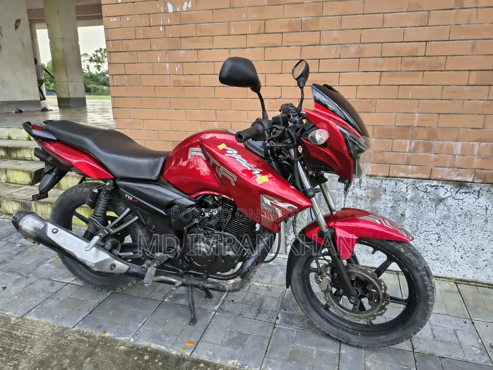 TVS Apache RTR 160 4V 2016 Red