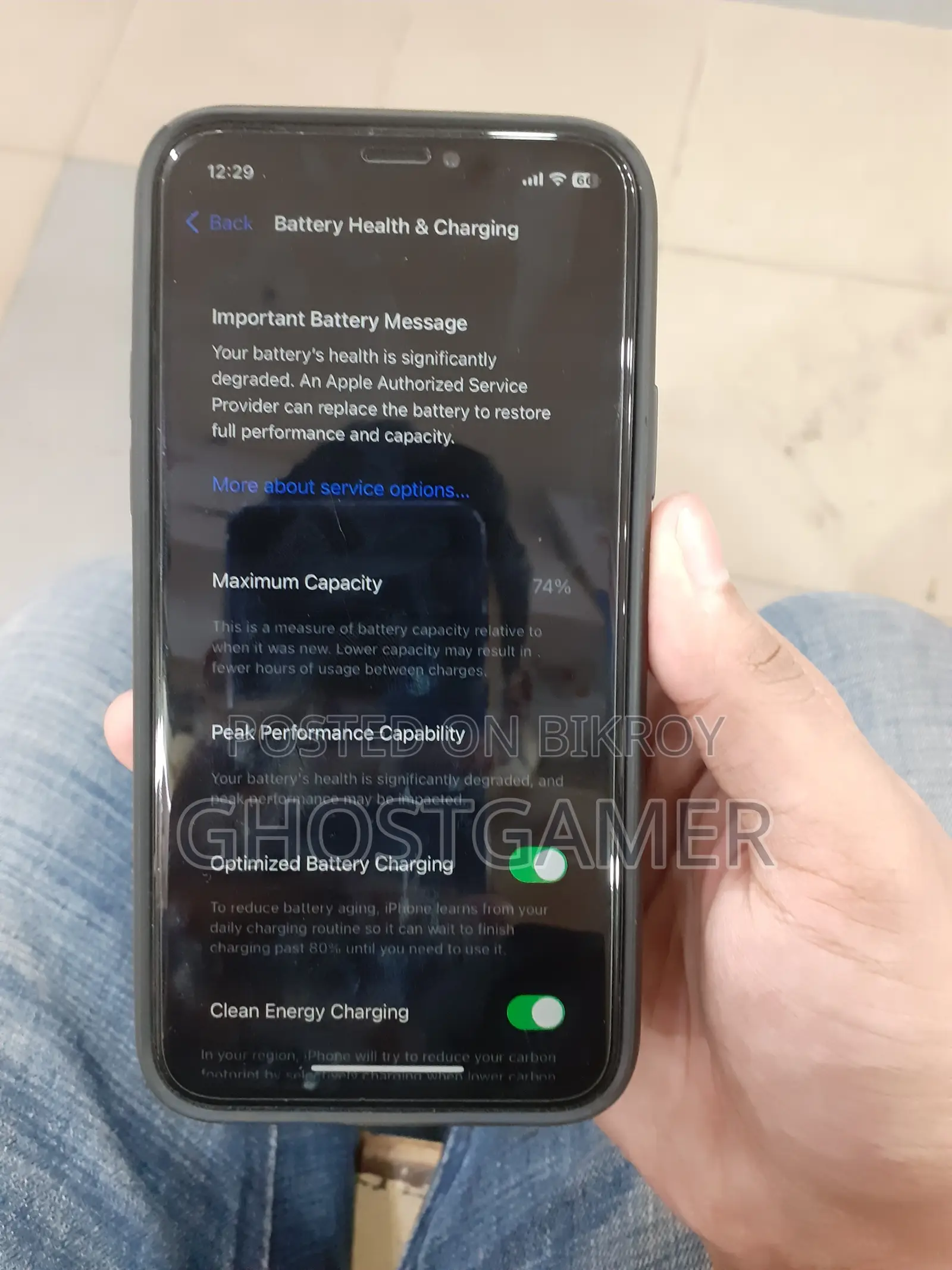Apple iPhone X 64 GB Black