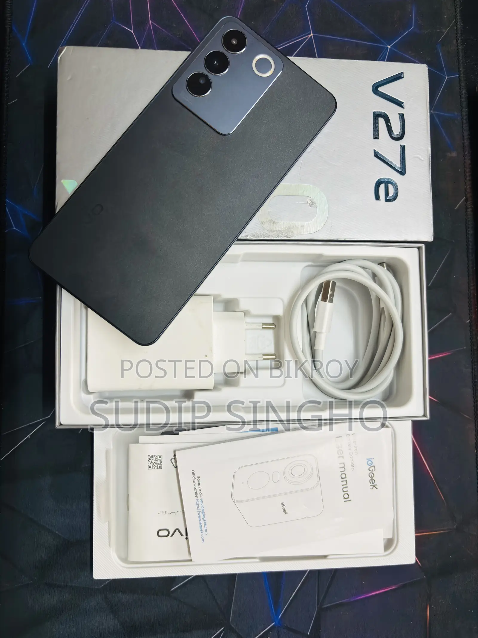 ভিভো ভি২৭ই ২৫৬ জিবি ব্ল্যাক