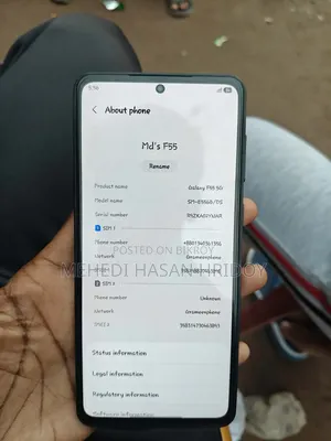 Samsung Galaxy F55 256 GB Black