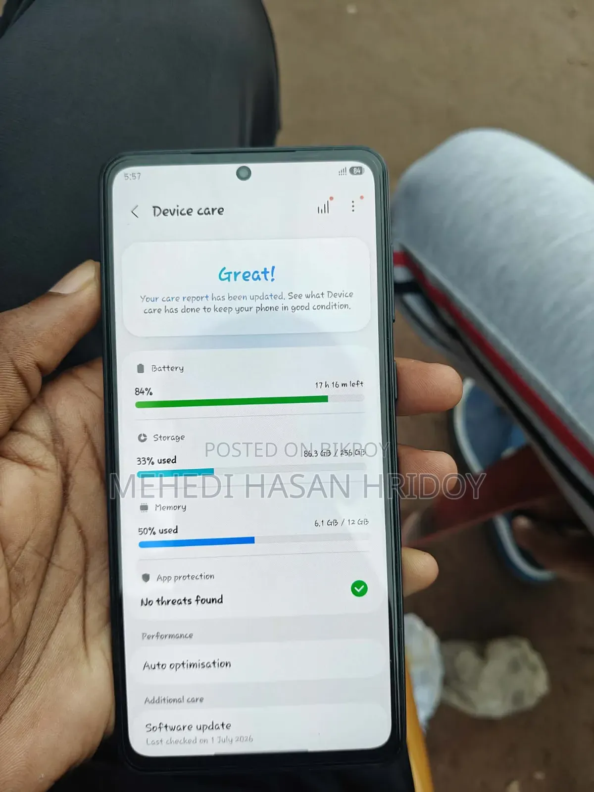 Samsung Galaxy F55 256 GB Black