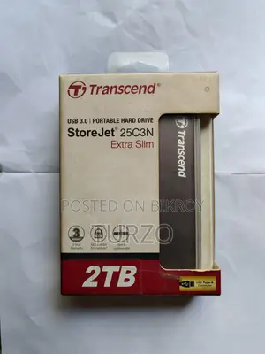 Transcend 2TB USB 3.0 Portable External Hard Drive
