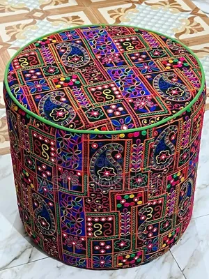 Stools Rajasthani Fabric