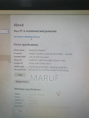 Desktop Computer ASUS 4GB Intel Core I3 HDD 500GB