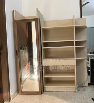 Mirror Cupboard and Shelves. Can Be Sold Together or Separately