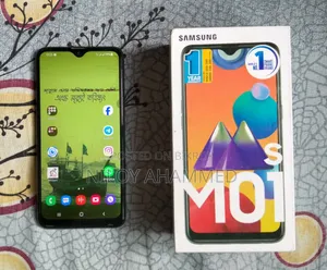 স্যামসাং গ্যালাক্সি এম০১এস ৩২ জিবি ব্ল্যাক