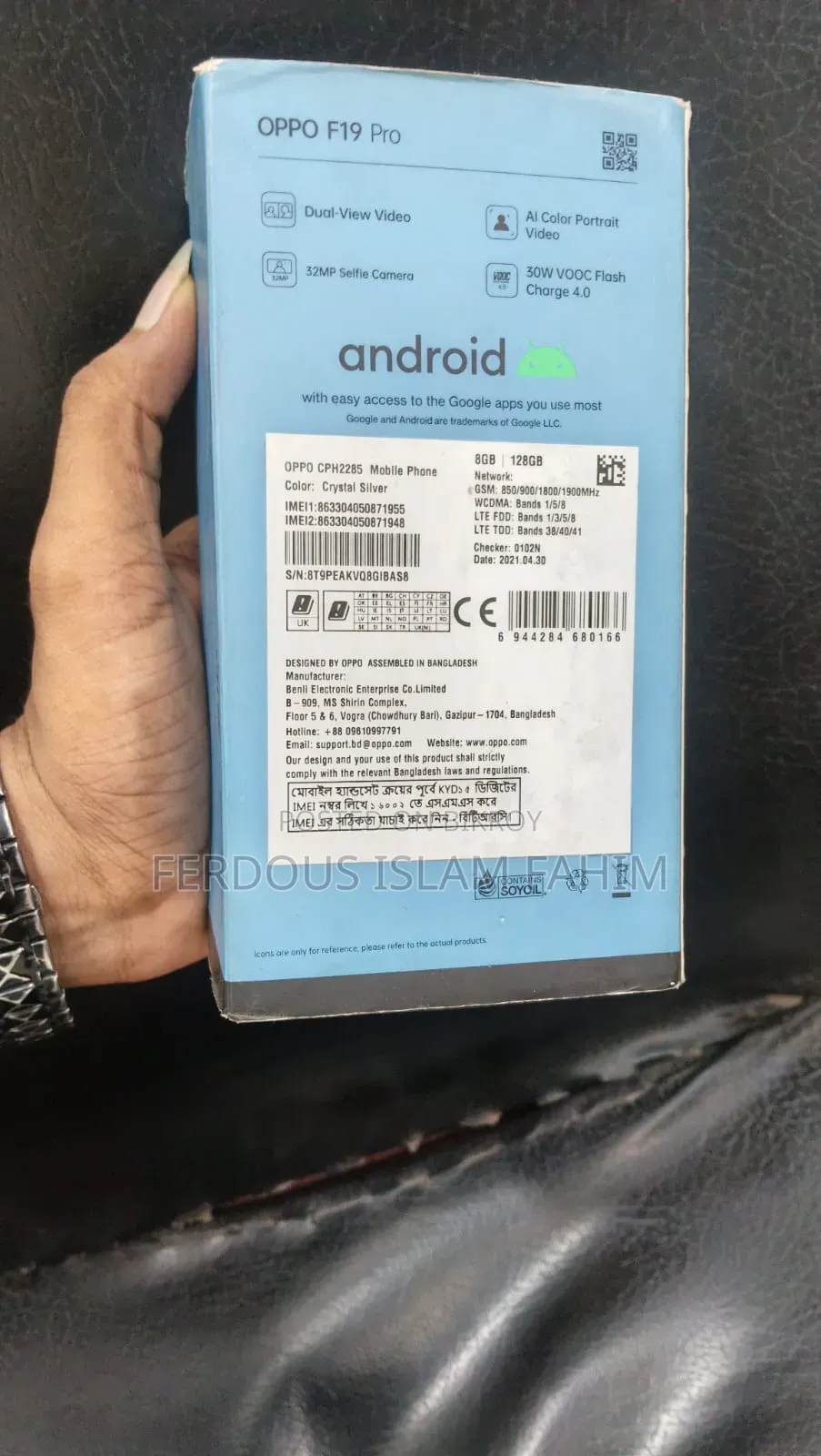 Oppo F19 Pro 128 GB Gray