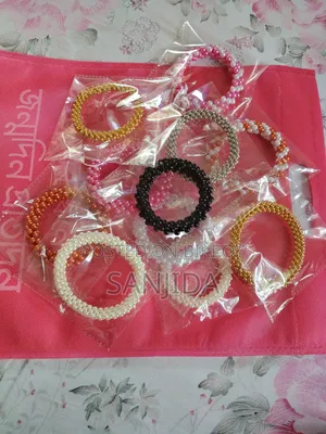 Handmade Pearl Beaded Bangles for Women | Premium Bracelet
