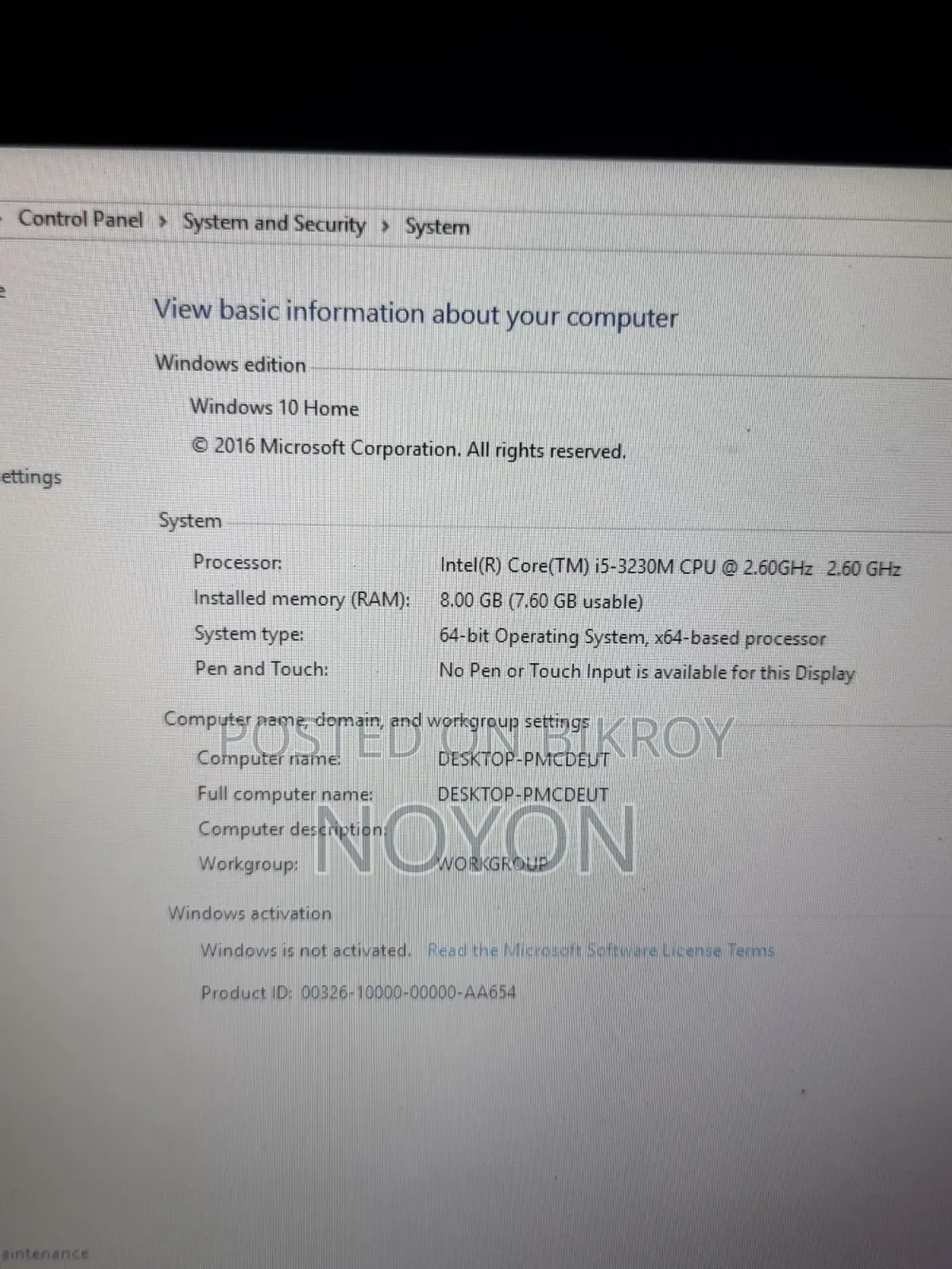 Laptop Lenovo ThinkPad Edge E430 8GB Intel Core I5 HDD 320GB