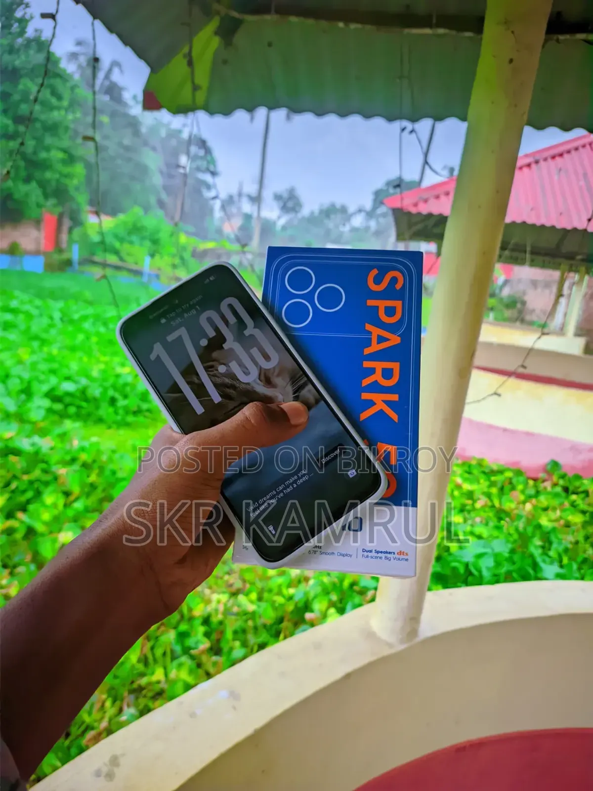 নতুন টেকনো স্পার্ক ৫০ ১২৮ জিবি সিলভার