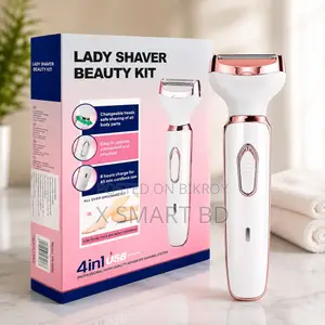 4-in-1 Rechargeable Lady Shaver Hair Removal Beauty Kit for Women |