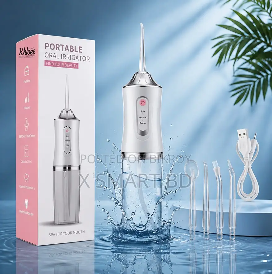 Portable Dental Water Flosser Oral Irrigator USB Rechargeable