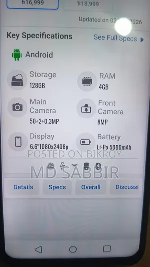 Realme C35 128 GB Black