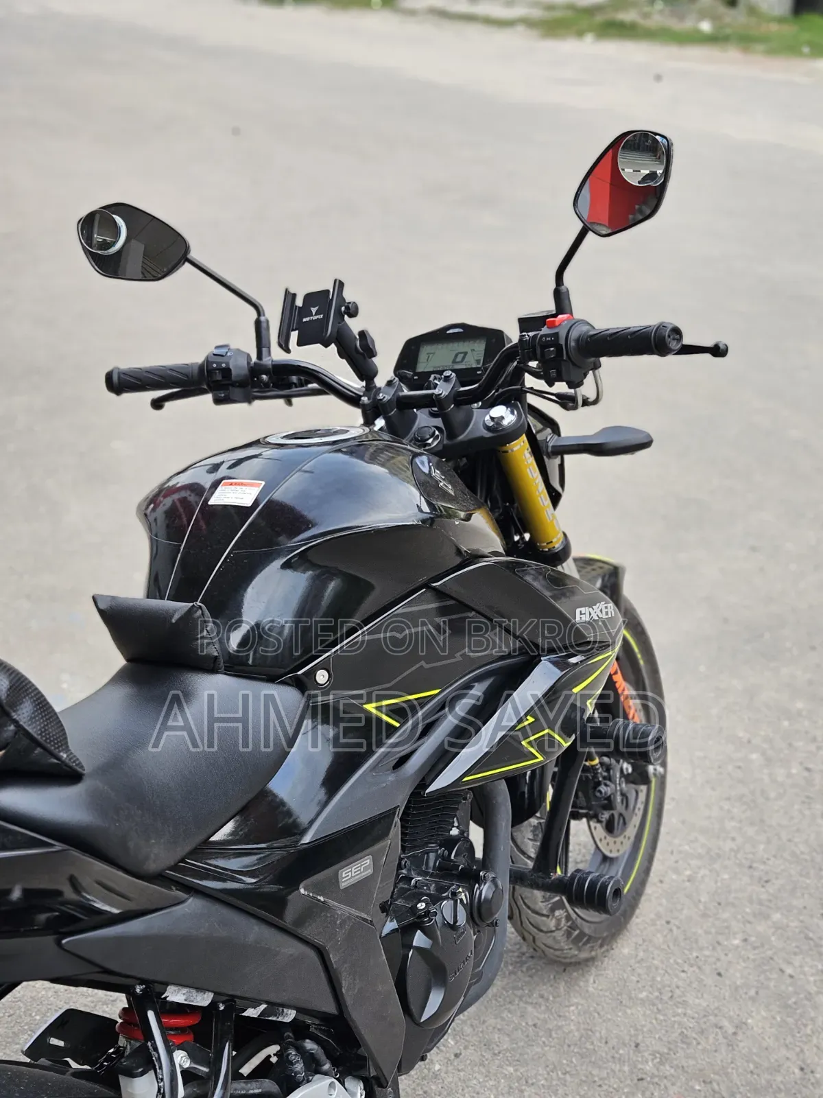 Suzuki Gixxer 2025 Black