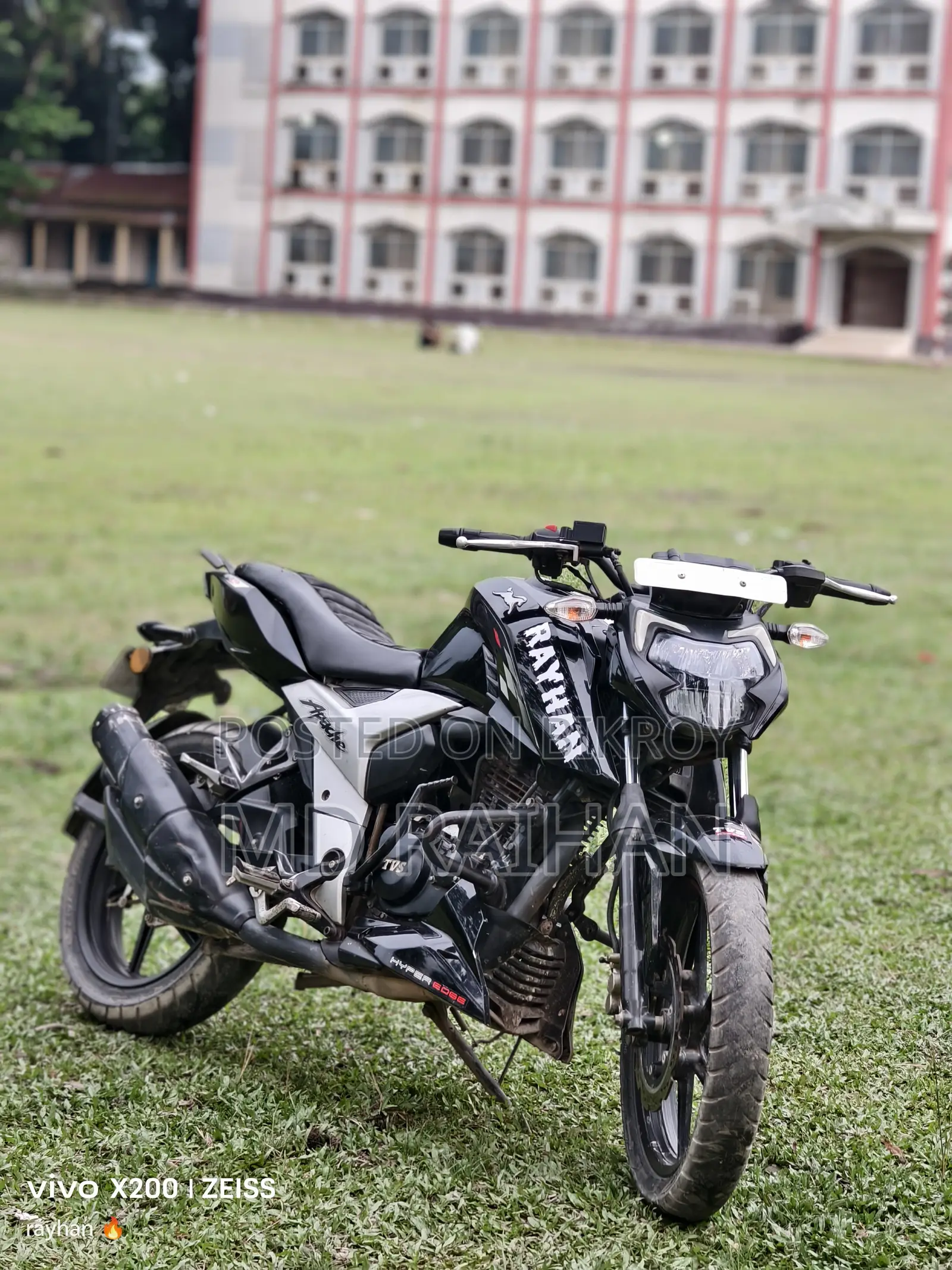 TVS Apache RTR 160 4V ২০২৩ কালো