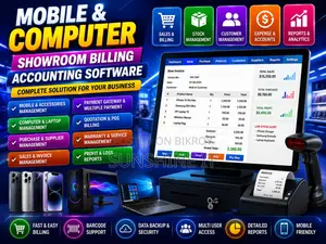 Mobile Computer Showroom Billing Accounting Software